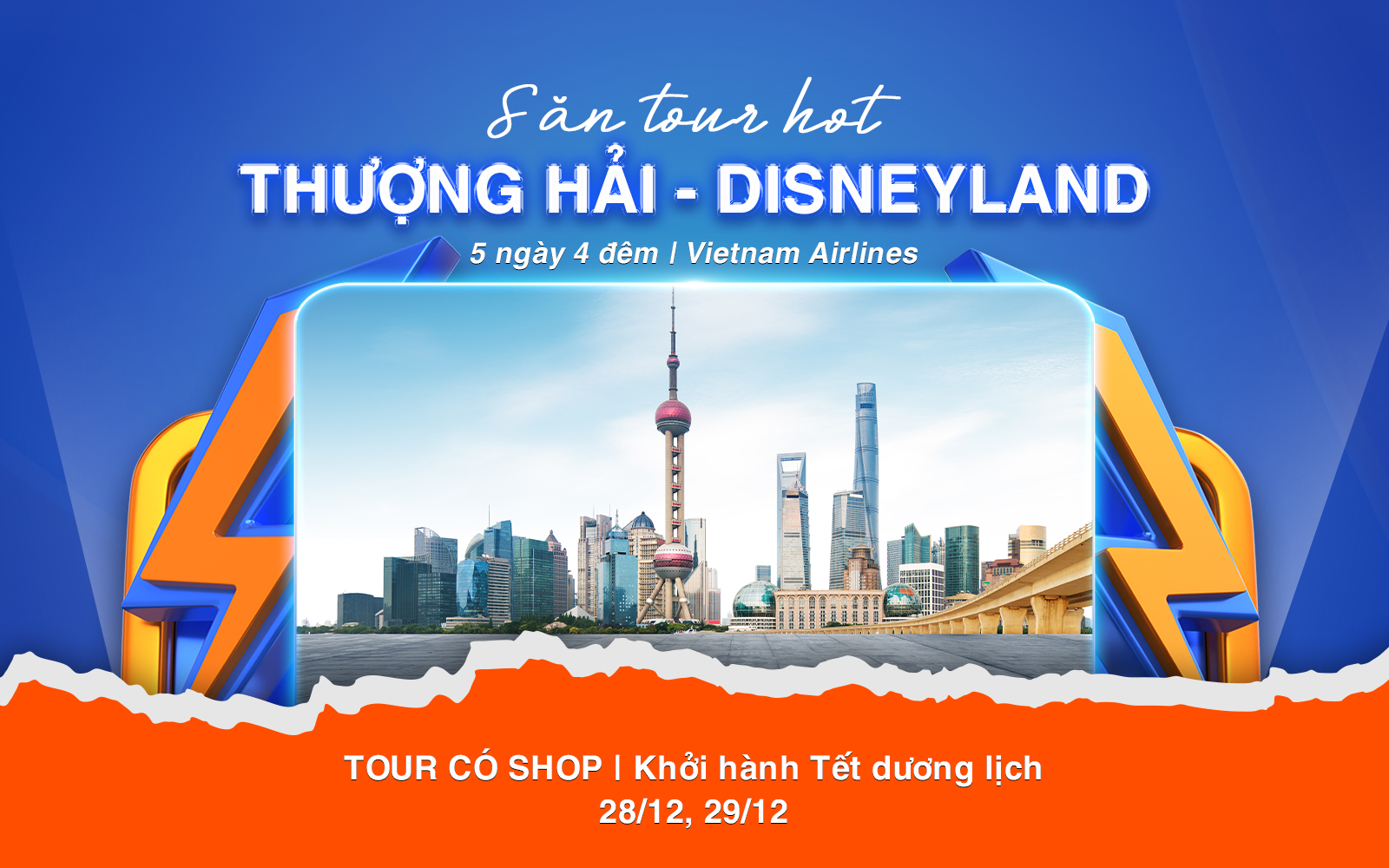 Tour THƯỢNG HẢI - DISNEYLAND (5N4Đ) - Bay Vietnam Airlines